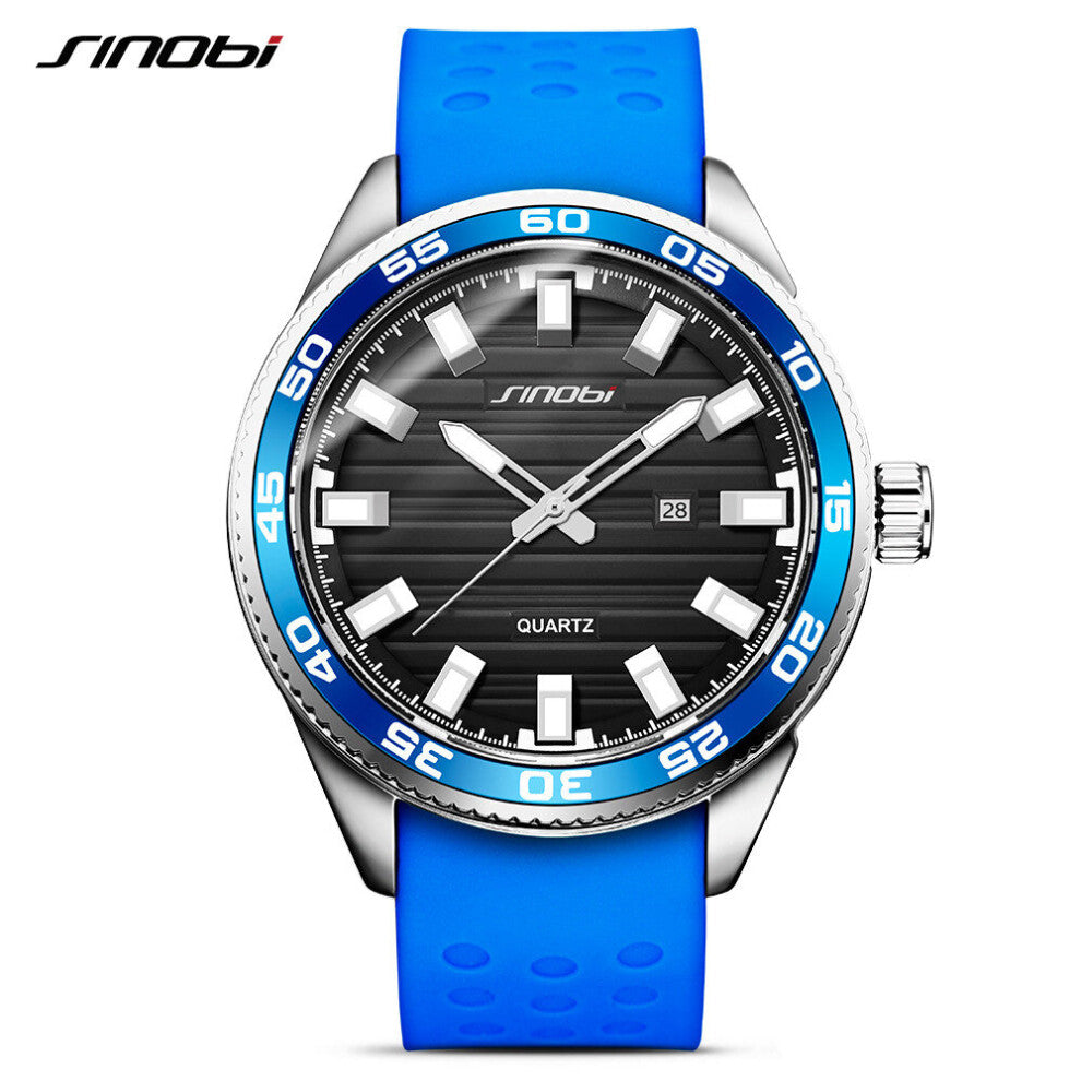 316 Full Steel Men's Sports Watches Luminous Silicone Waterproof Men Military Watch Quartz Relogio Masculino