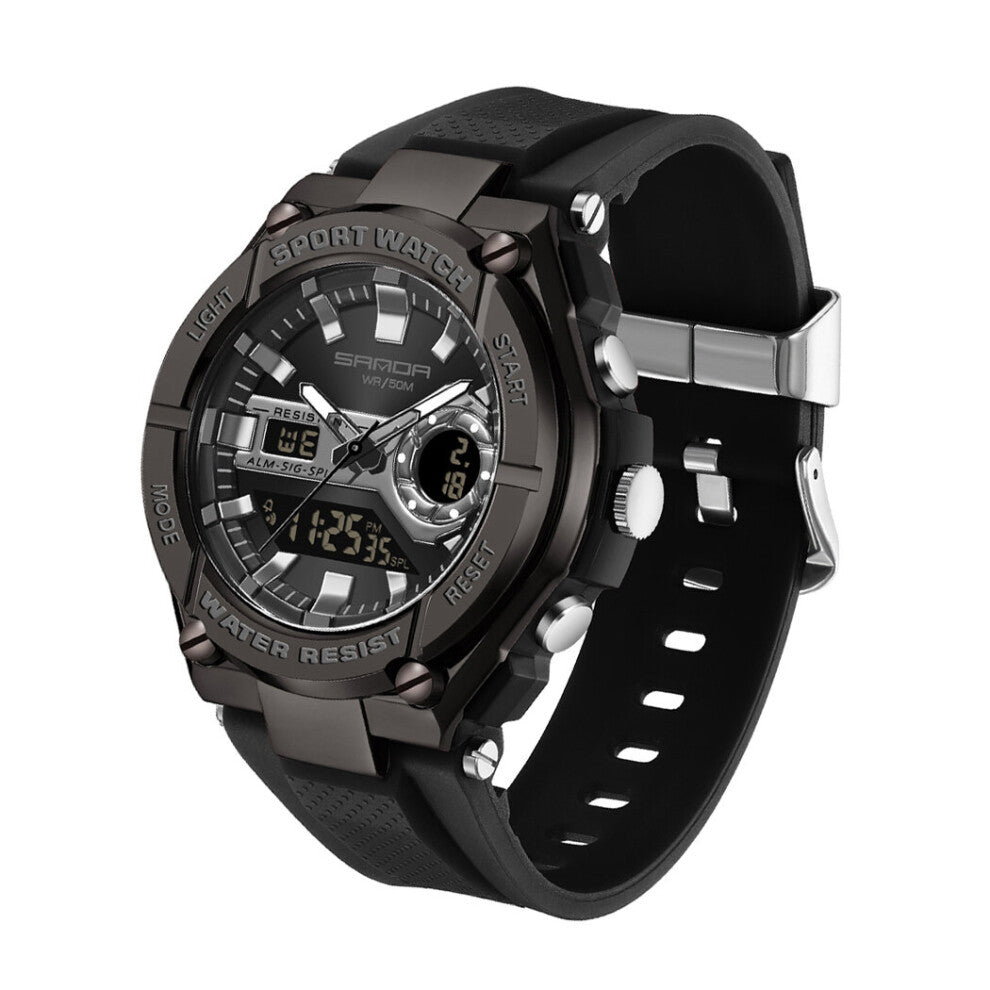 Kids Men's Watches 50M Waterproof Quartz Wristwatch Sport Military LED Digital Watch for Male Relogios Masculino 3123