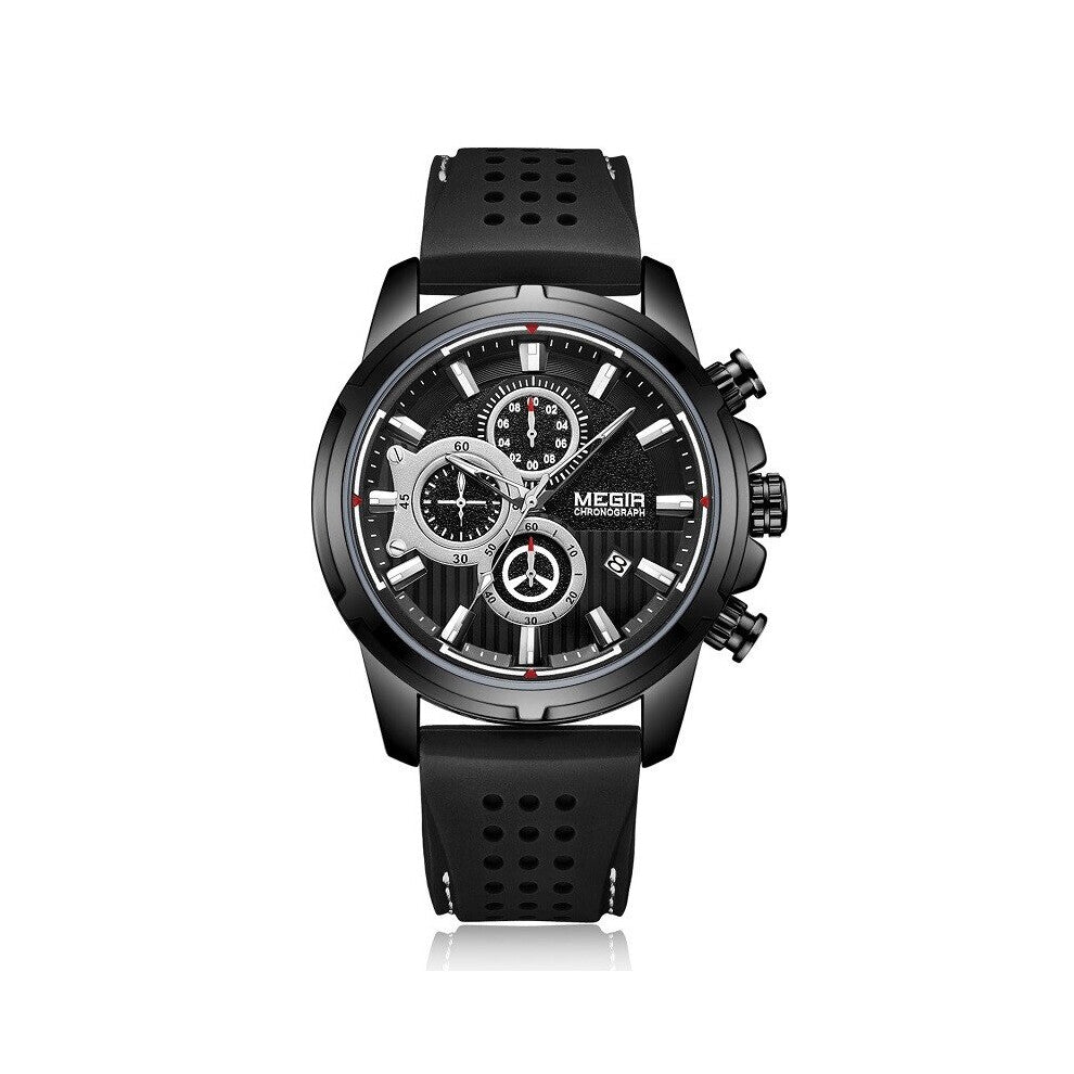 Top Men's Analog Quartz Sport Watches Men Business Watch Silicone Waterproof Wrist Watch Male Clock