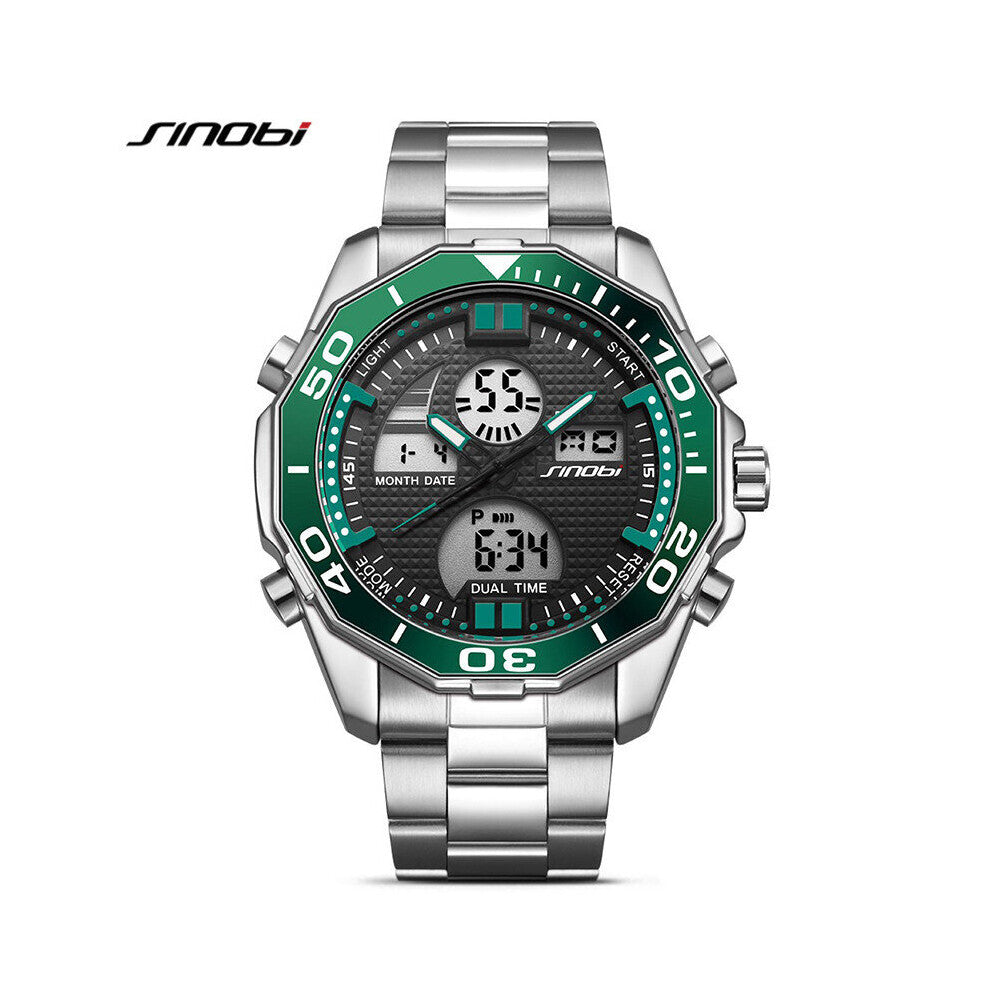 Men Watch 47mm Big Dial Sport Watches Mens Chronograph Quartz Wristwatch Date Male Clock Relogio Masculino