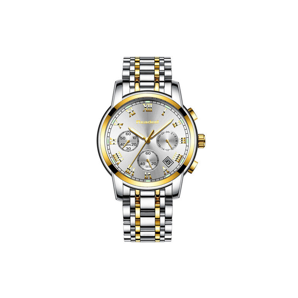 Stainless Steel Watches Men Chronograph Men Sport Watch Waterproof Military Quartz Men Watch Relogio Masculino