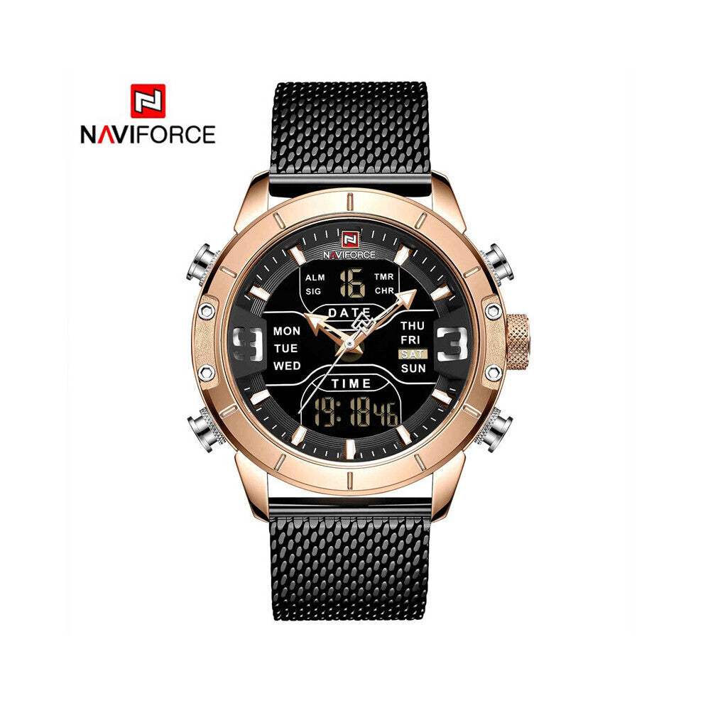 Watch Men Men's Watches Stainless Steel Clock Waterproof Luminous Calendar Wrist Watch Relogio Masculino