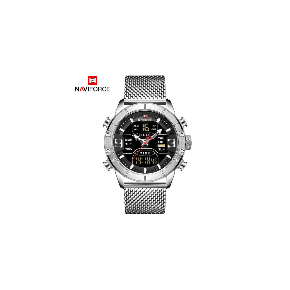 Top Men Sports Quartz Watches LED Digital Clock Male Full Steel Military Watch Relogio Masculino