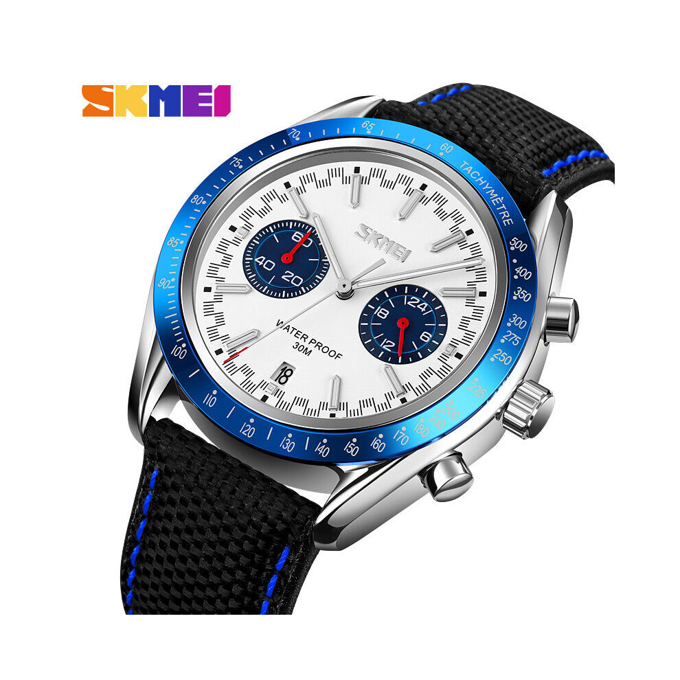 Watches Men Top Casual Leather Quartz Men's Watch Clock Male Sport Waterproof Date Chronograph Reloj Hombre