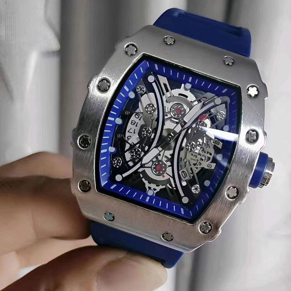 Mens Stainless Steel Watch Famous Male Fonish Business Sport Watches Waterproof Luxuries Men's Chronograph WristWatch