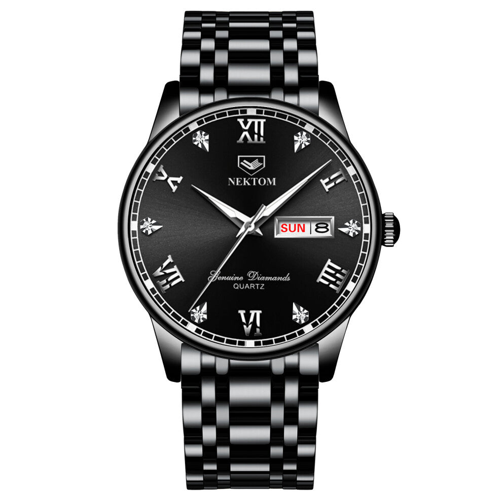 Watch Men Famous Chronograph Men Sports Watches Waterproof Full Steel Quartz Men's Watch Relogio Masculino