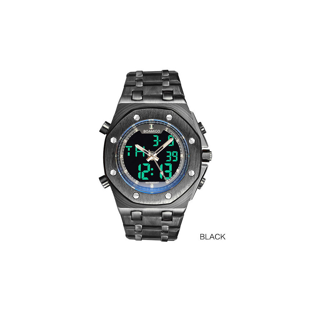 Men Sports Watches Quartz Watches For Men Stainless Steel Wristwatches Waterproof Clock Reloj Hombre