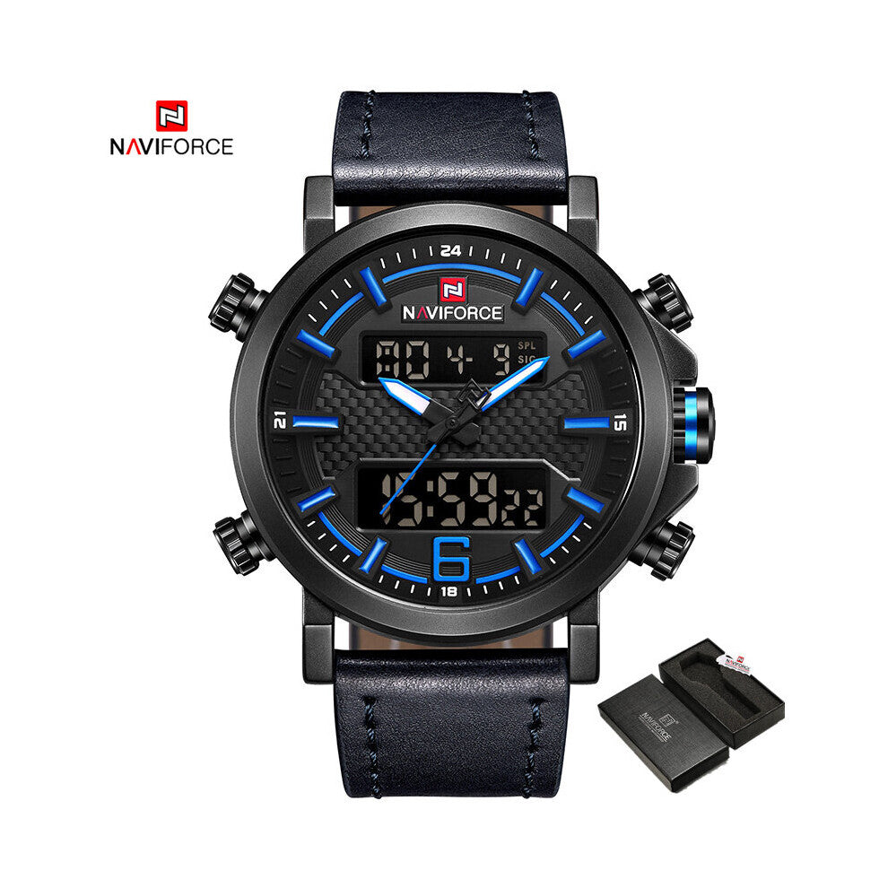 Men's Sports WristWatch Waterproof Quartz Watches Male Date LED Analog Digital Clock Relogio Masculino