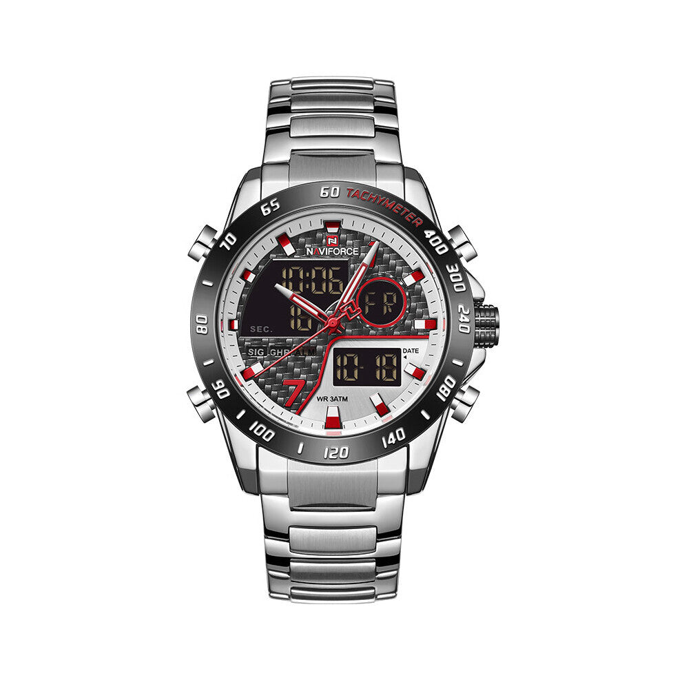 Men Watch Top Army Sport Mens Watches Stainless Steel Waterproof Quartz Wristwatches Male Clock