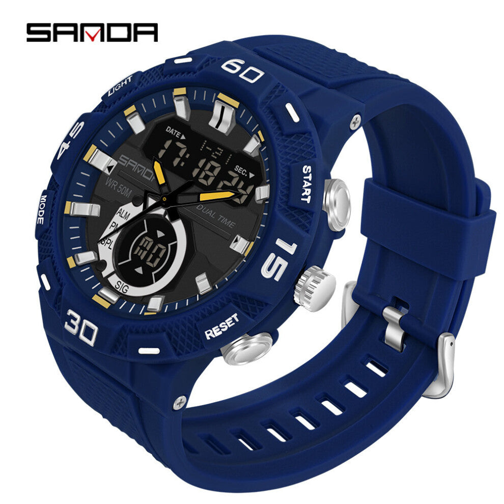 Top Men's Watches Sport Military Quartz Watch for Men Digital Watch Waterproof Clock relogio masculino 3087