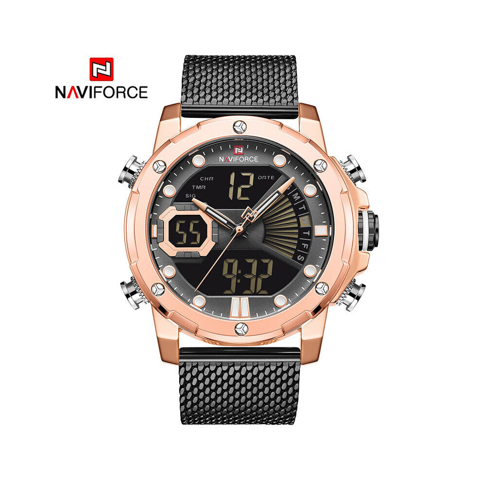 Men's Watches Quartz Military LED Digital Chronograph Sports Wrist Watch Male Waterproof Clock With Light