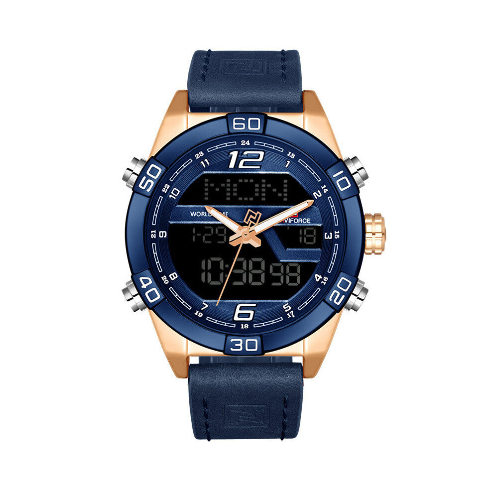 Mens Watches Top Sports Watch Men Waterproof Quartz Date Clock Leather Army Military Wrist Watch