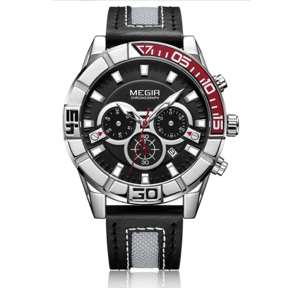 ,MEGIR Army Military Sport Date Analog Quartz Wrist Watch Stainless Men Relogio Masculino Casual Male Clock Wristwatch