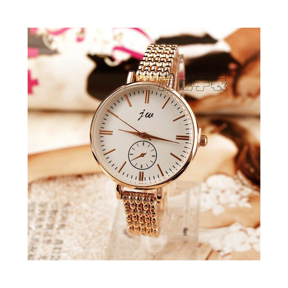 Women Steel Bracelet Watches Rose Luxruy Small Dial Ladies Dress Wristwatches High Clock