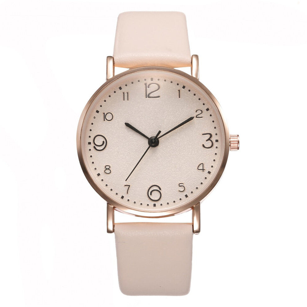 Women Watches Pu Leather Band Dial Analog Wrist Watch Women Bracelet Watches Crystal Clock Gift Digital Watch Reloj