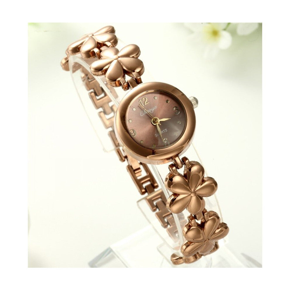 Rose Flower Bracelet Watch Women Watches Female Quartz Analog Wristwatch relogio feminino Hour bayan saati Drop