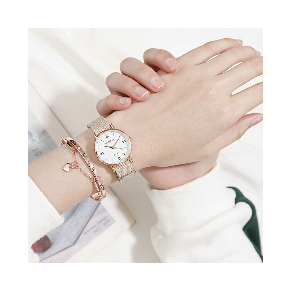 Top Watches Nylon BraceletStuff Ladies Casual Quartz Bracelet Watch for Women Dress Watches Relogio Feminino