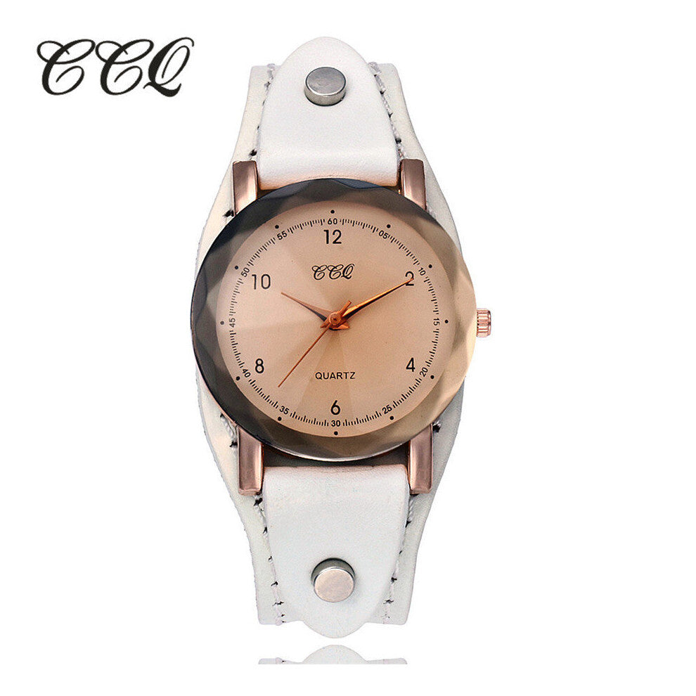 Vintage Leather Bracelet Watch Women Men Casual Leather Quartz Wristwatches Clock Gift Montre Femme