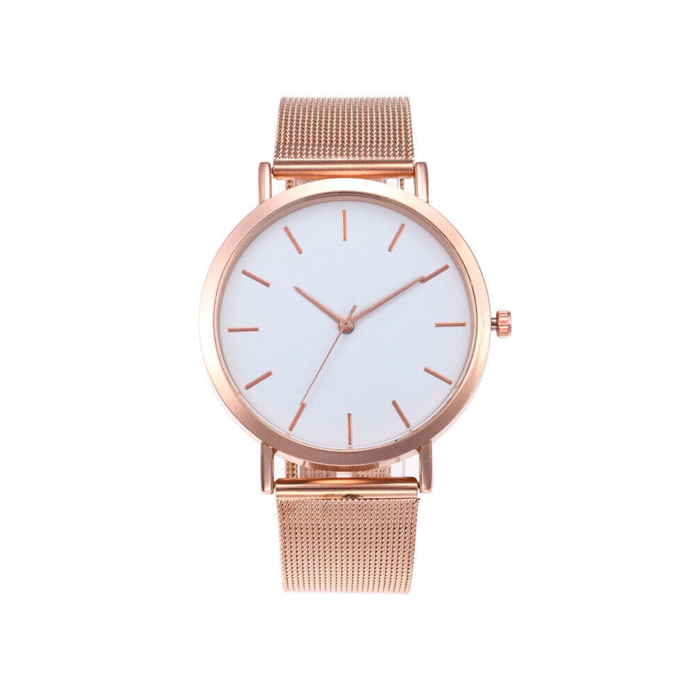 Rose Women Watch Bracelet Watches Top Ladies Casual Quartz Watch Steel Women's Wristwatch Montre Femme Relogio