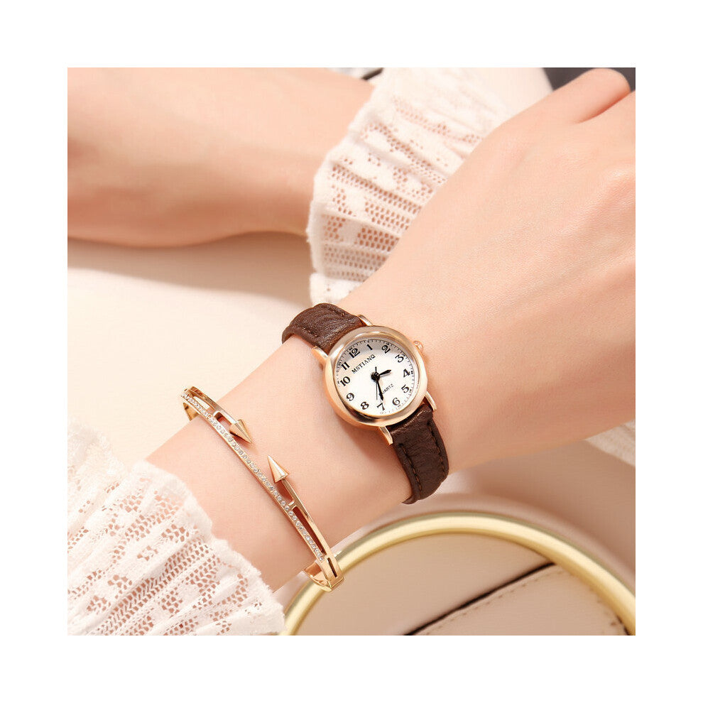 Top Clock Women Watches Ladies Rose Wrist Watches Women Small Leather Strap Bracelet Watch For Girls Gift Relogio Feminino