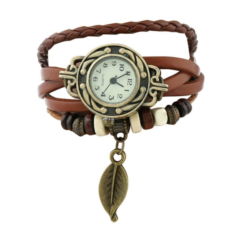 Bracelet Watch Women's Casual Multilayer Butterfly Faux Leather Bracelet Wrist Watch Ladies Female Clock Montre Femme Relogios