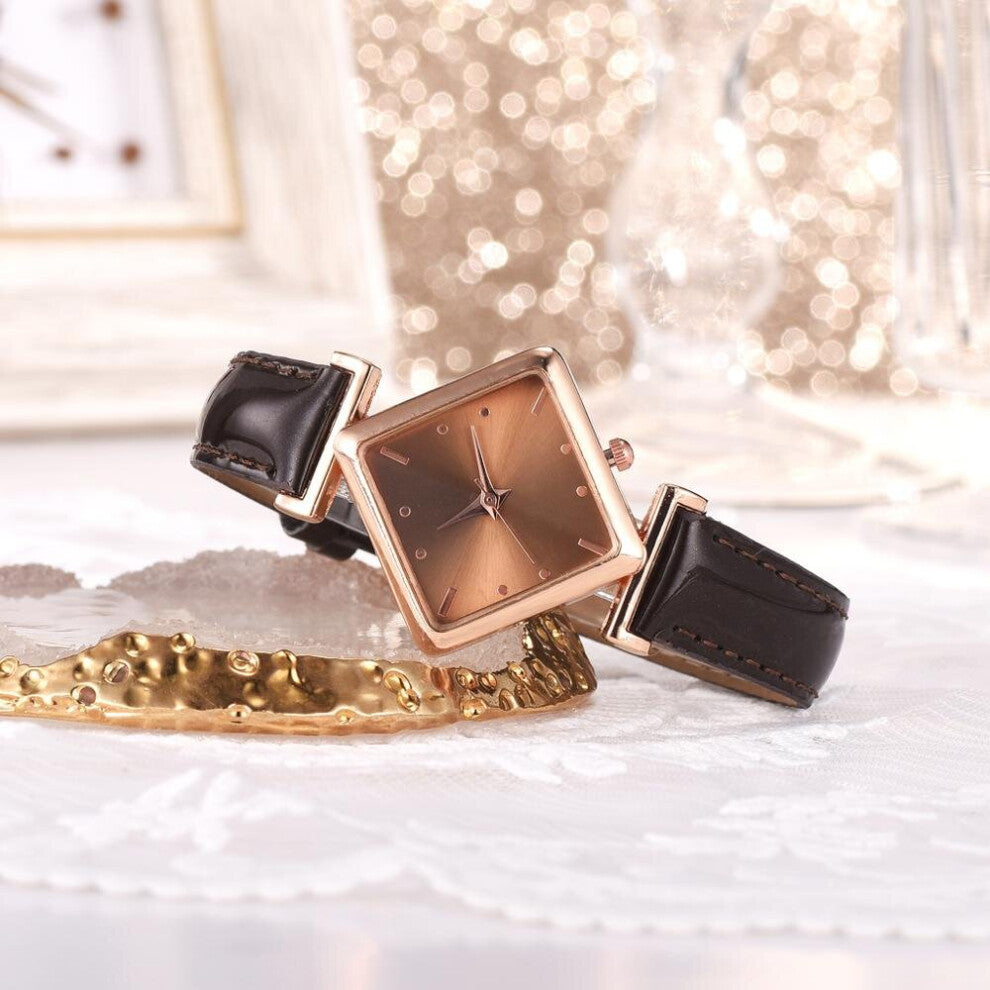 Creative Quartz Watch Women's Dress Leather Watches Female Clock Ladies Bracelet Watch Relogios Feminino