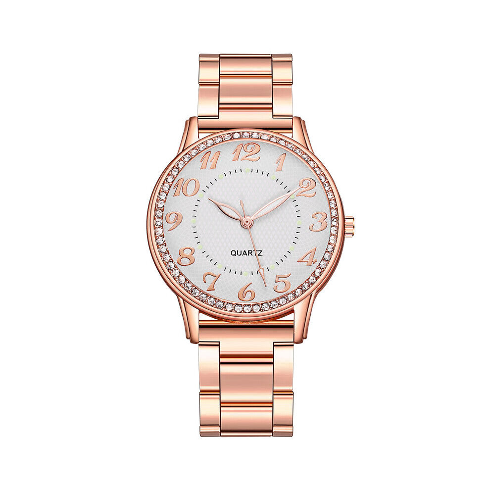 Women Watches Top Crystal Luminous Quartz Watch Women Casual Stainless Steel Bracelet Watches For Women Relogio Feminino