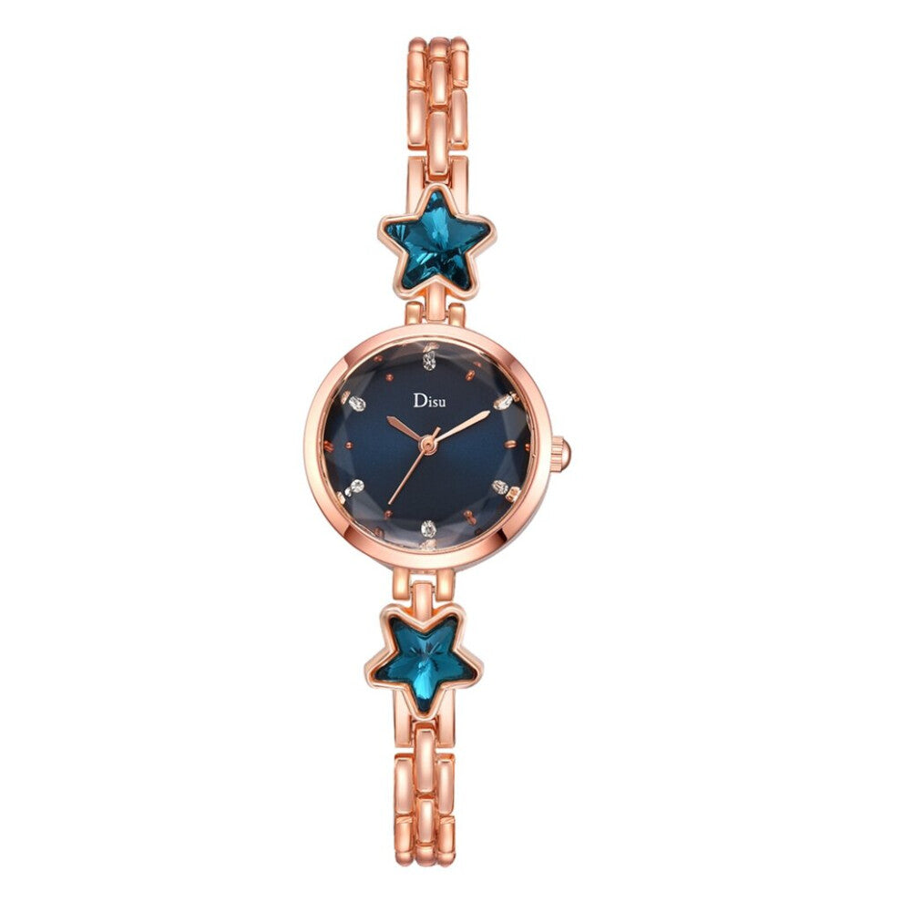 Bracelet Watches Set For Women Rhinestone Star Bracelet Watch Ladies Dress Watches Zegarek Damski