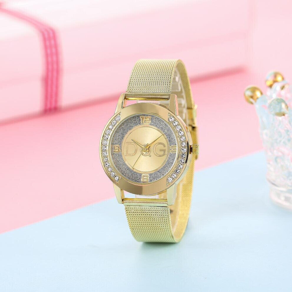 Women Watches Casual Quartz Bracelet Watch For Women Metal Mesh Stainless Steel Dress Watches Relogio Feminino