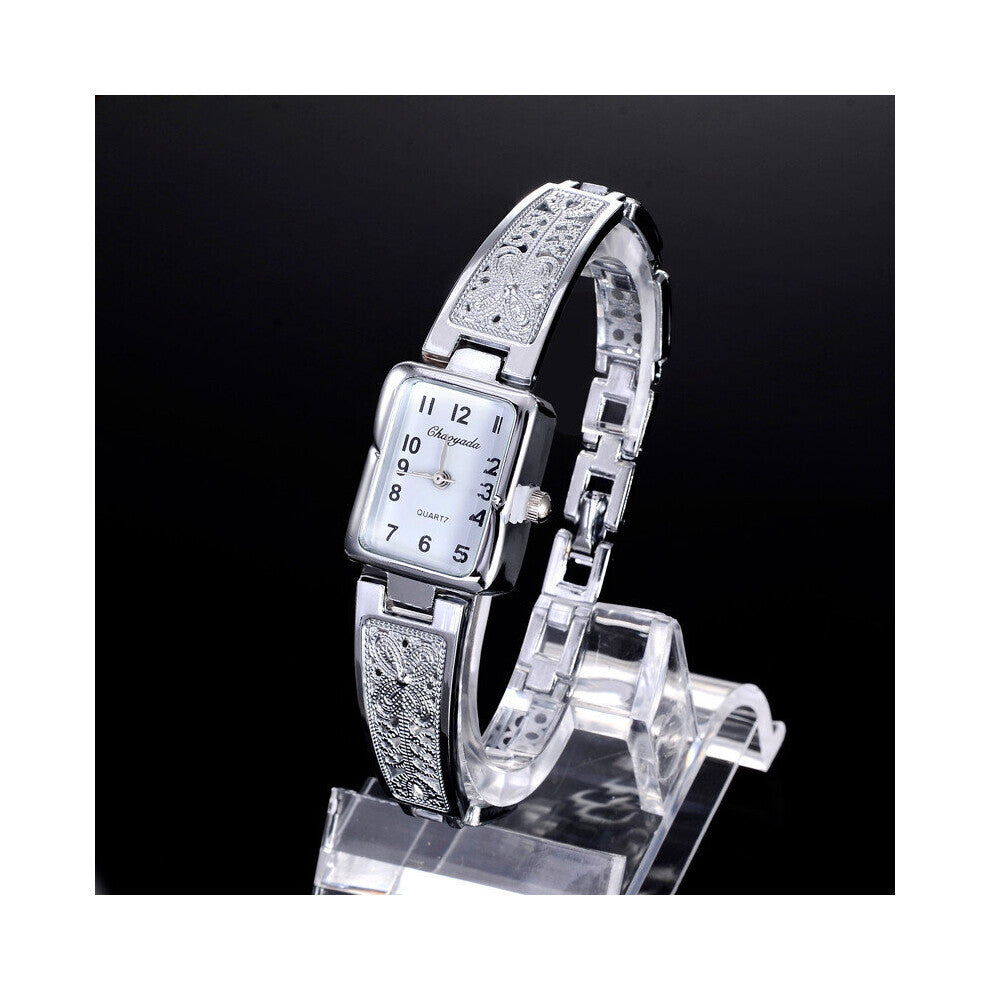 wrist watch Women's girl Metal Alloy Hollow strap quartz Bracelet Watches 934