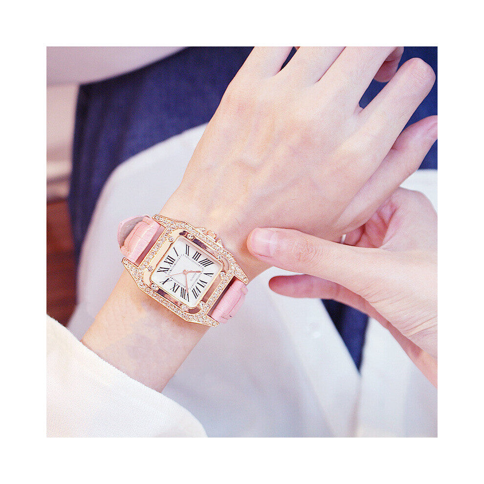 Diamond Women Watches Bracelet Set Starry Sky Ladies Bracelet Watch Casual Leather Quartz Wristwatch Clock Relogio Feminino