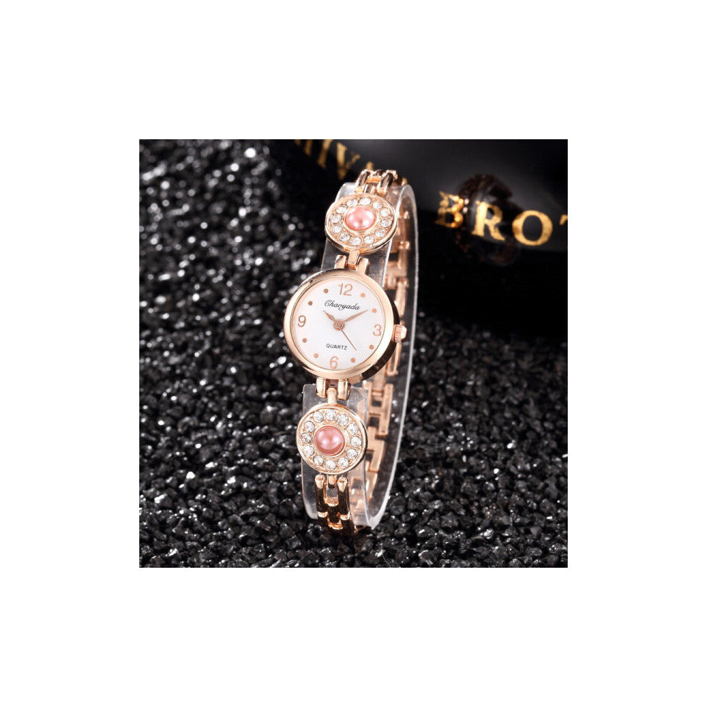 Rhinestone Watches Women Stainless Steel Bracelet Watches Ladies Analog Quartz Clock Relogio Feminino