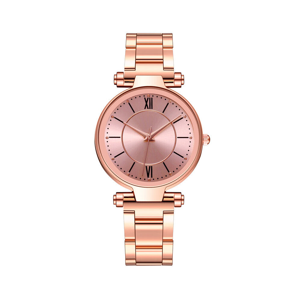 Women Watches Rose Ladies Wrist Watches Women Stainless Steel Bracelet Watch For Female Clock Relogio Feminino