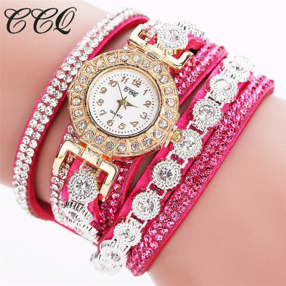 Women Casual Analog Quartz Women Rhinestone Watch Bracelet Watch ???? ??????? ???????? montre femme relogio