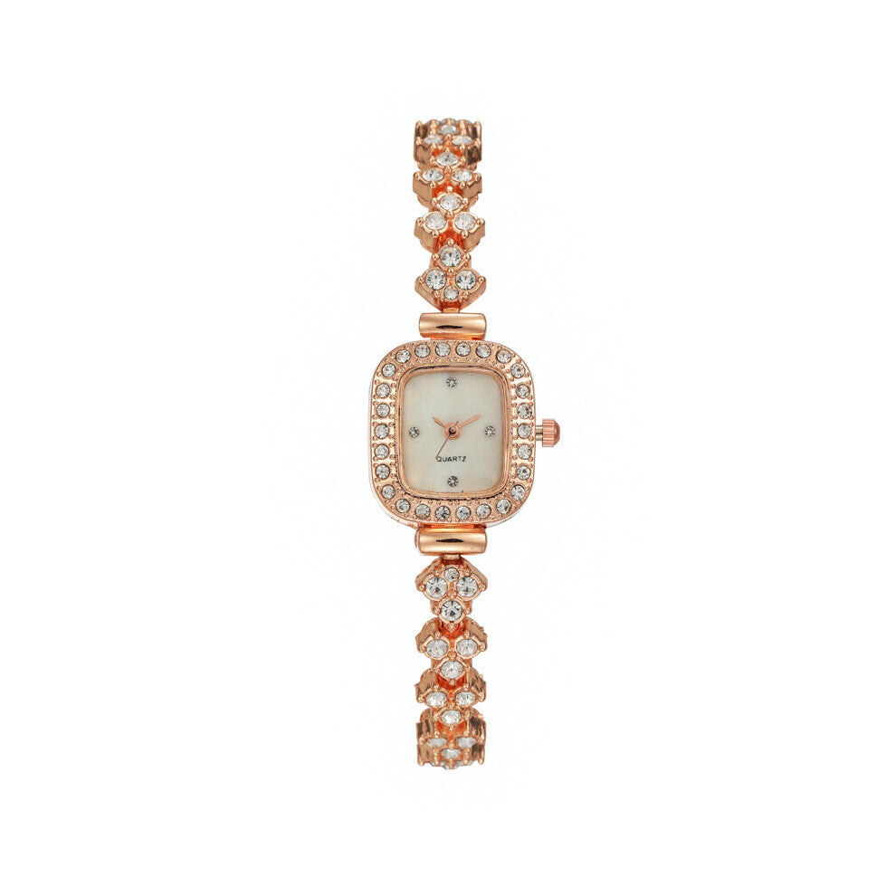 Womens Famous Retro Diamond Watch Square Steel Quartz Watch For Women Casual Bracelet Watches Relogio Feminino