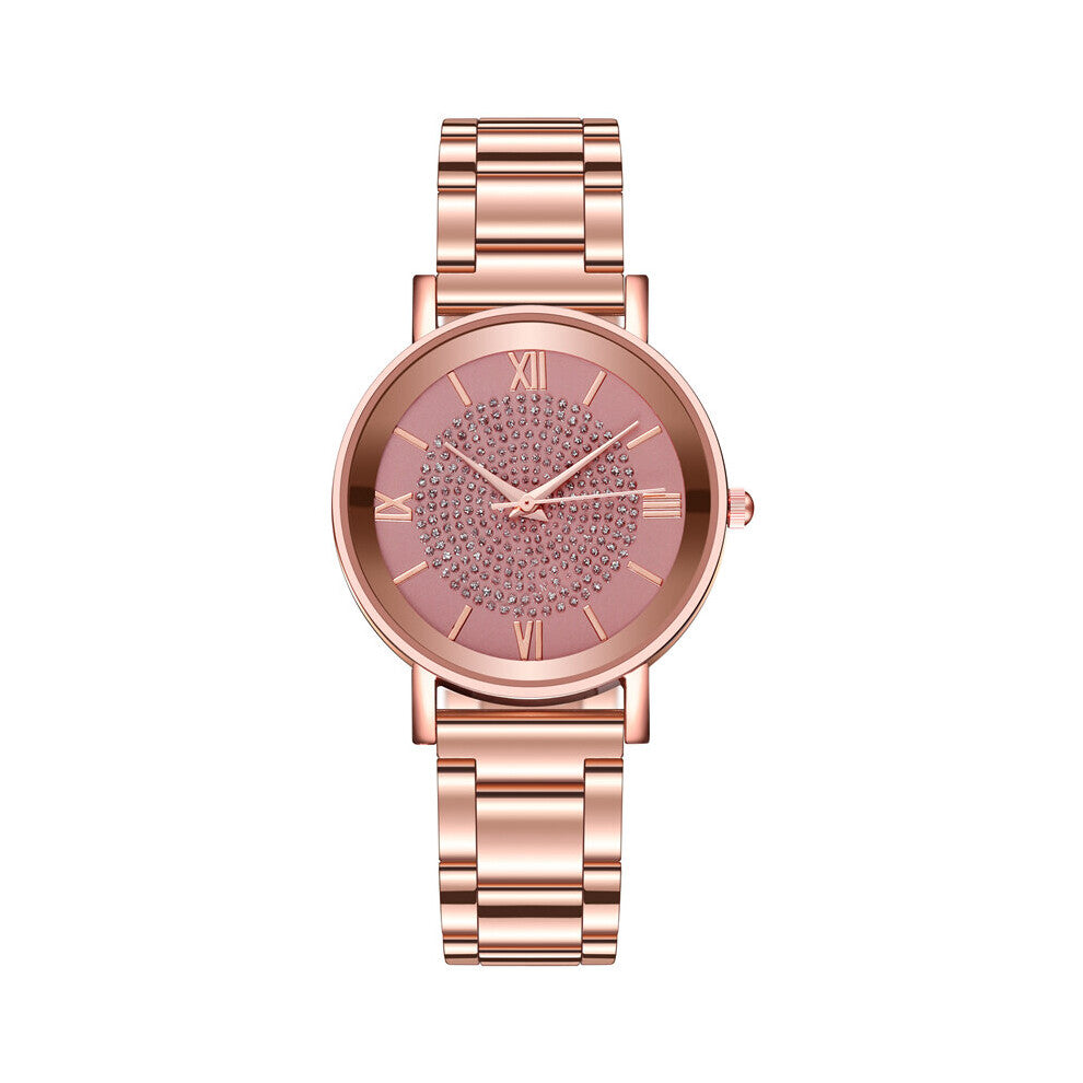 Women Watches Diamond Rose Ladies Wrist Watches Women Stainless Stee Bracelet Watch For Female Relogio Feminino