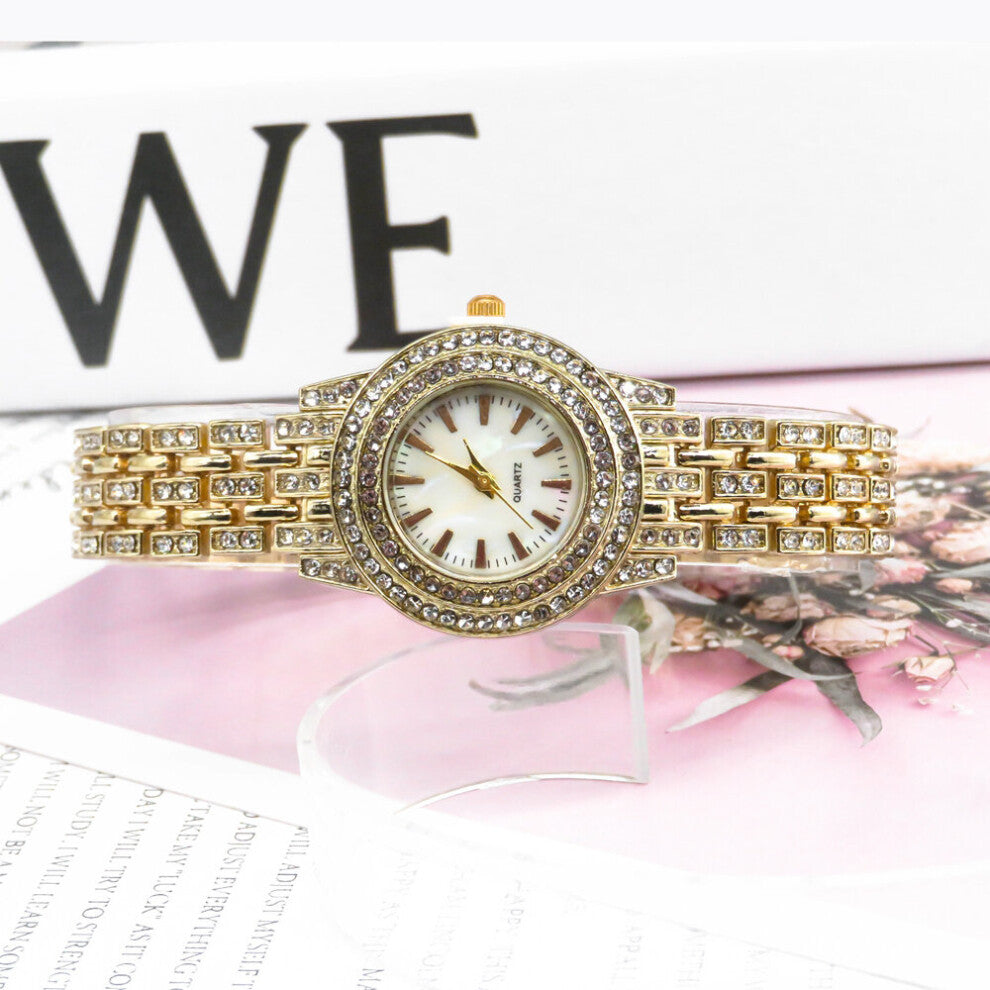 Rose Bracelet Watches For Women Stainless Steel Belt Quartz Clock Ladies Dress Wrist Watch Business Watch