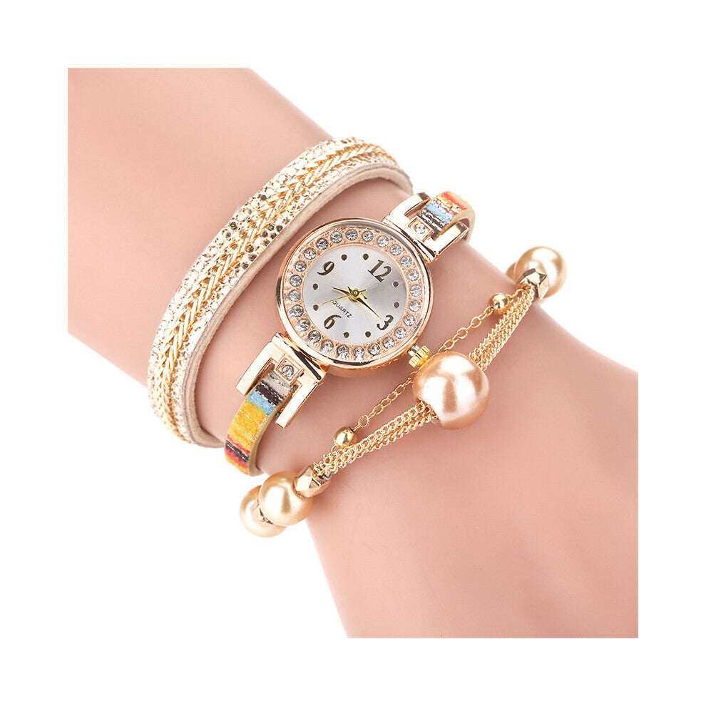 Women's Unusual Chain Bracelet Watches Casual Twining Watch For Women Ladies Bracelet Quartz Wrist Watch montre femme