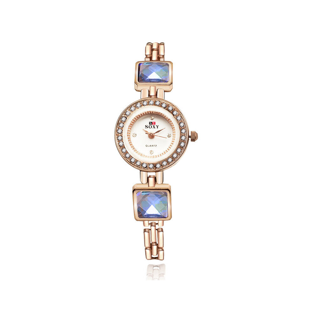Gem Women Wrist Watch Rhinestone Bracelet Watch Women Watches Ladies Watch Clock relogio feminino