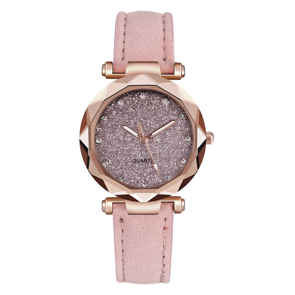 Women Watch Starry Sky Ladies Bracelet Watch Casual Leather Quartz Wristwatch Clock Relogio Feminino