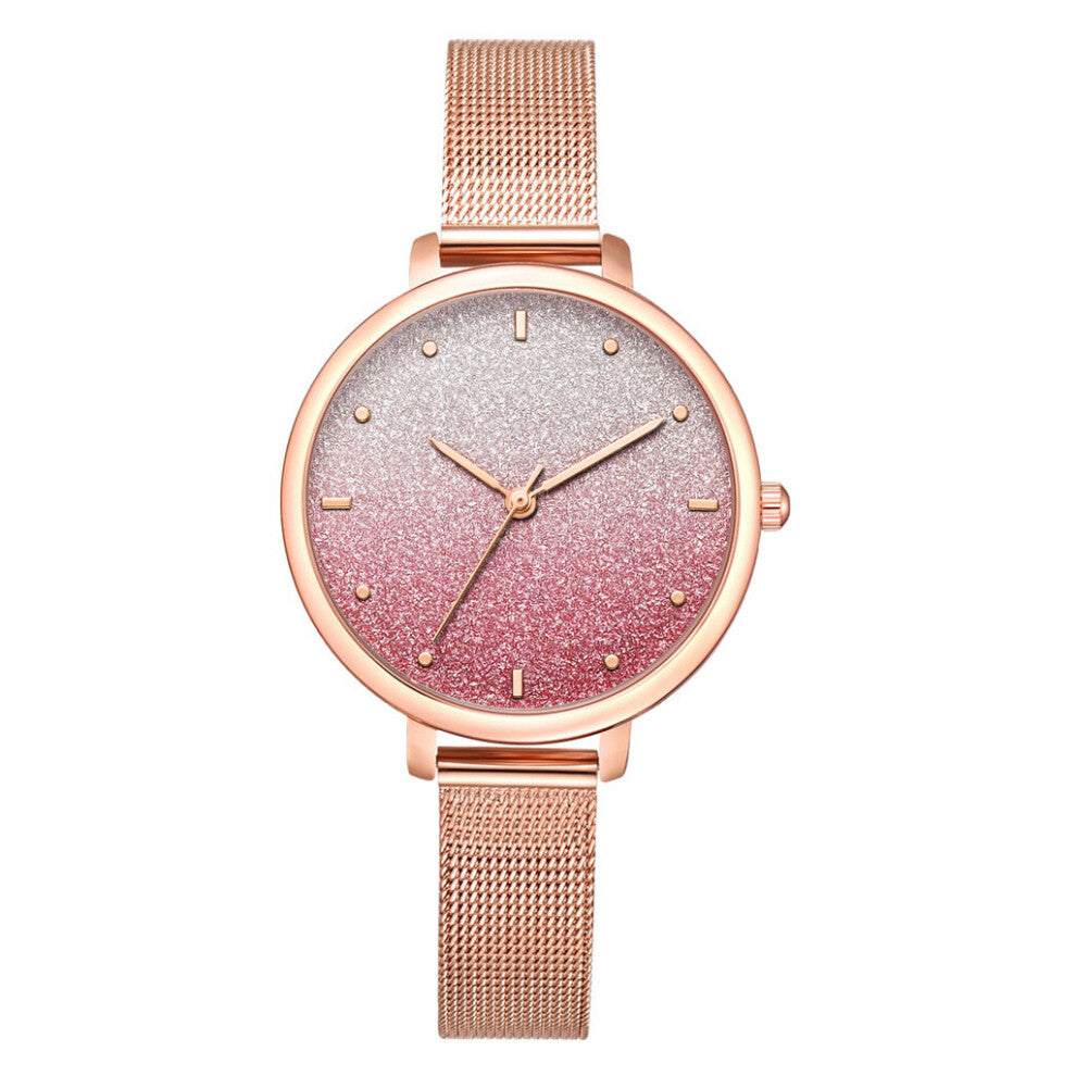 Women Starry Sky Watches Rose Ladies Watch Women Watch Stainless Steel Bracelet Watches Relogio Feminino