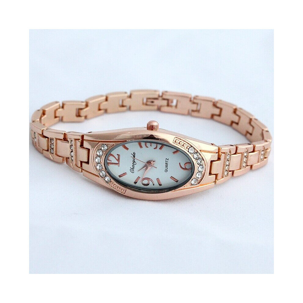 Women&#39s Bracelet Watch Women Ladies Wrist Watches Bling Crystal Analog Clock Woman Dress Quartz Watch