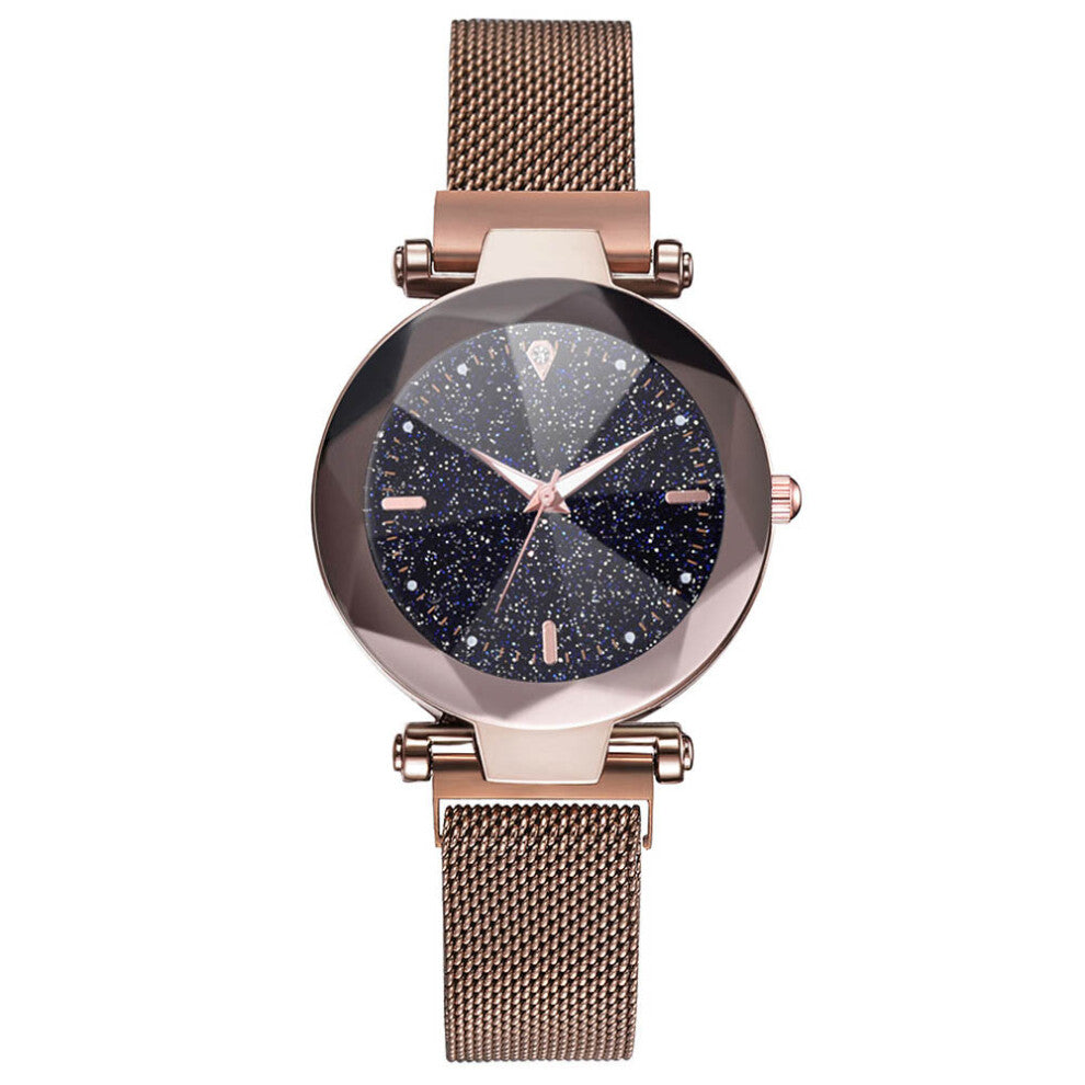 Luminous Starry Women Watches Quartz Ladies Bracelet Watch Casual Clock Girl ladies Wristwatch Dress Watch 6Colors
