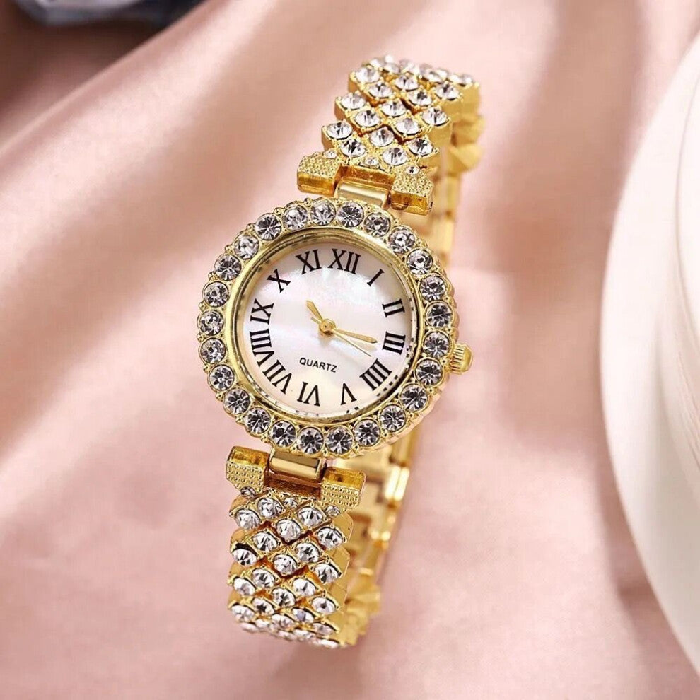 Women Rhinestone Student Bracelets Watches Women Version Steel Diamond Decoration Women Bracelet Watch