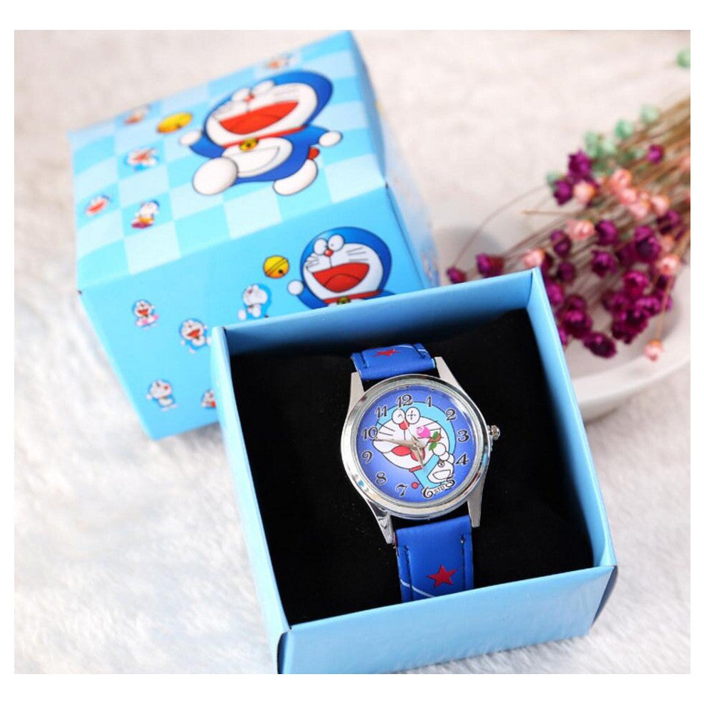 Cartoon Doraemon Children Wristwatch Kids Boys Girls Cartoon watches With Boxes S009
