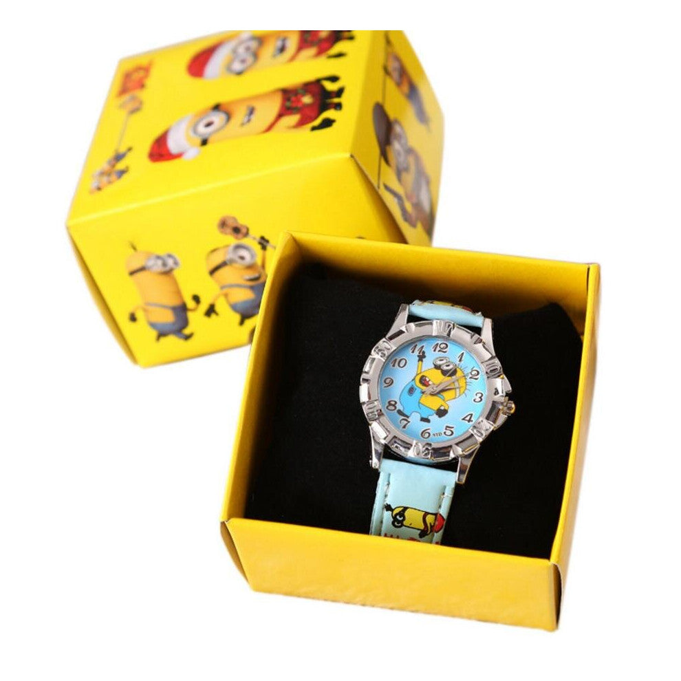 Cartoon Movie characters Children Wristwatch Kids Boys Girls Cartoon watches With Boxes S012