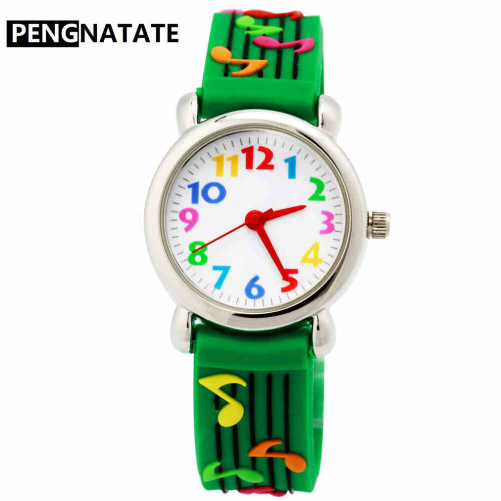 Watches Kids Girls Silicone Bracelet Children Wristwatches Rubber Watchband Cartoon Students Boys Watch