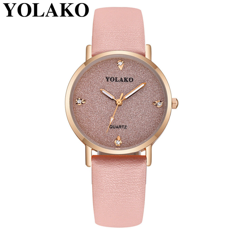 Style Casual Ladies Belt Watch Three-hand Diamond-studded British Watch