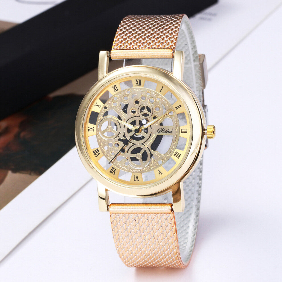Fashionable Casual Men Watch Hollow Out Strap Watch Not Mechanical Expression Couple Table Model Undertakes To Men and Women