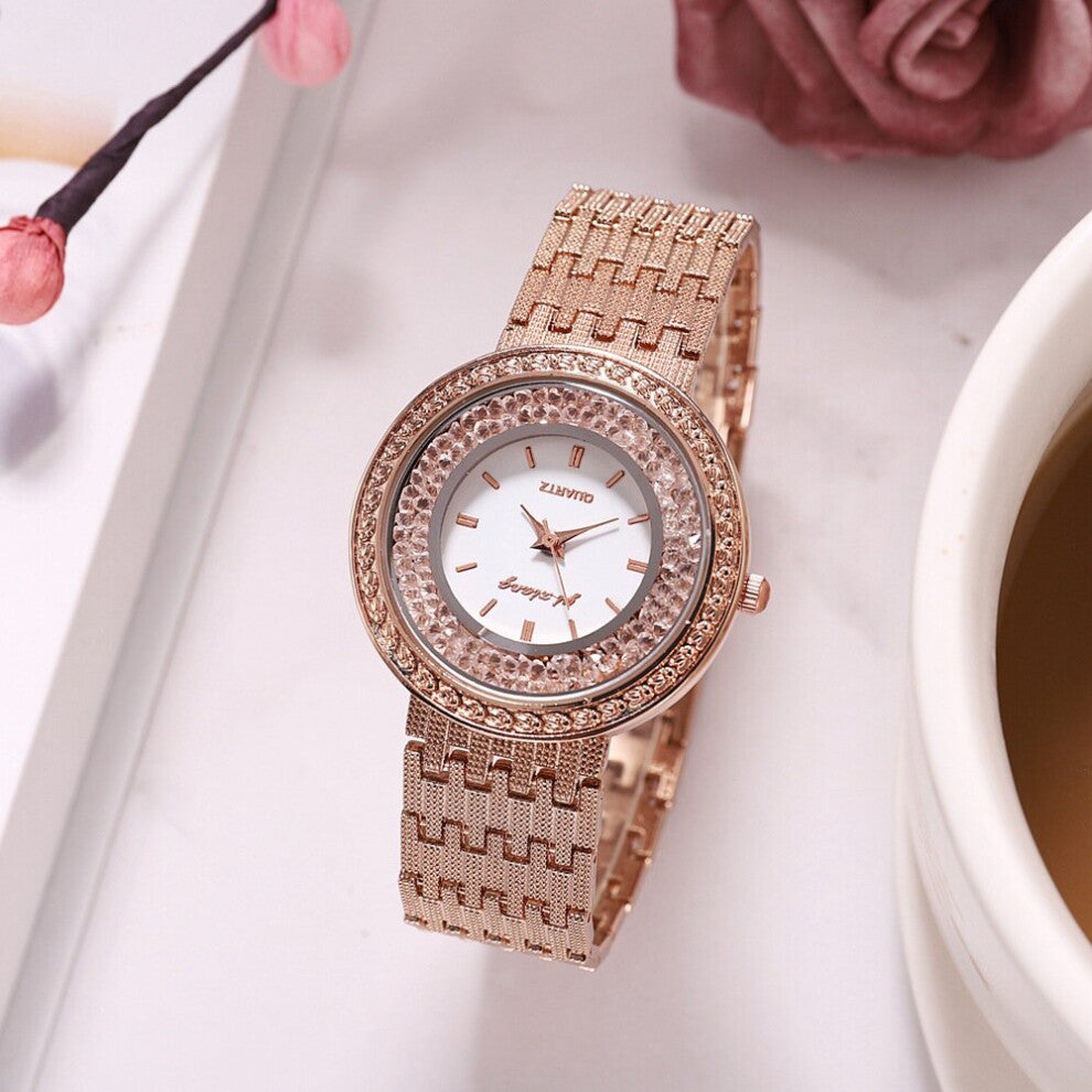 Bracelet Watch Relogio Feminino Ladies Wrist Watches Women Rhinestones Analog Quartz Watch Women's Crystal Watch Reloj